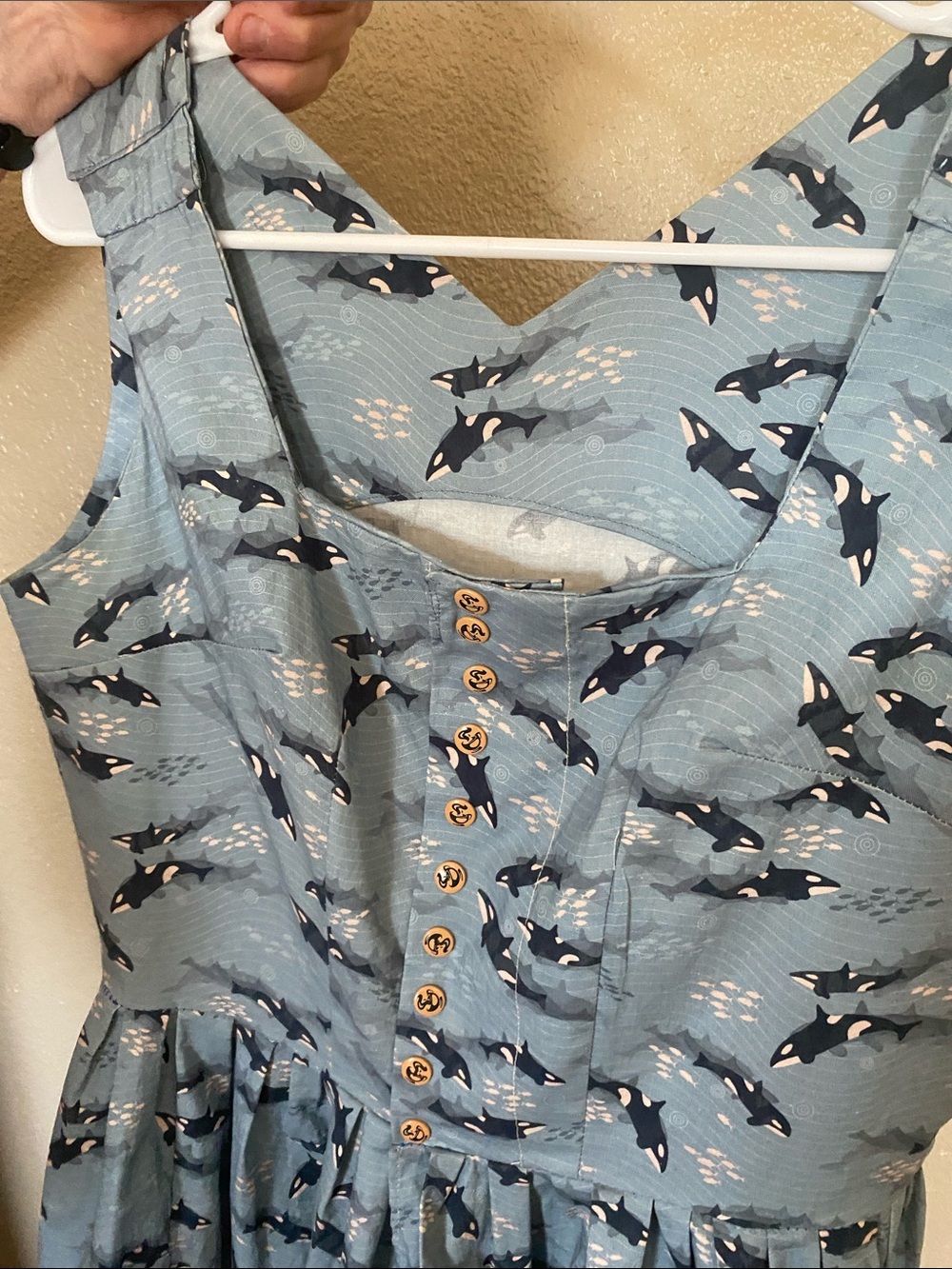 OOAK Handmade Orca Dirndl - Picture 2 of 4